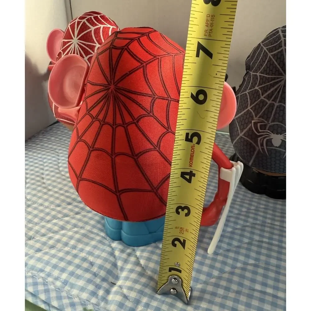 RARE Mr Potato Head spider man 1985 playskool Spider Spud Venom - Lot Of 3